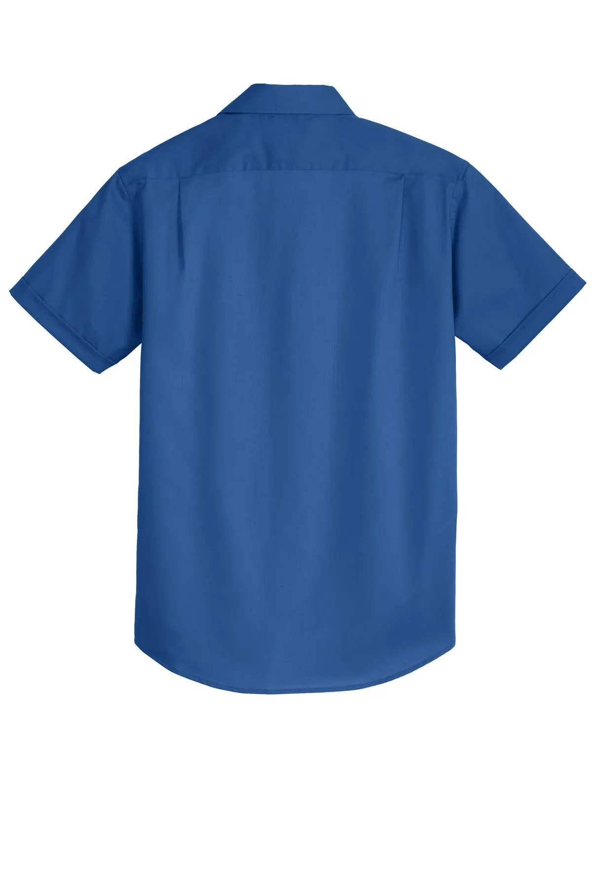 Port Authority Short Sleeve SuperPro Twill Shirt. S664 True Blue