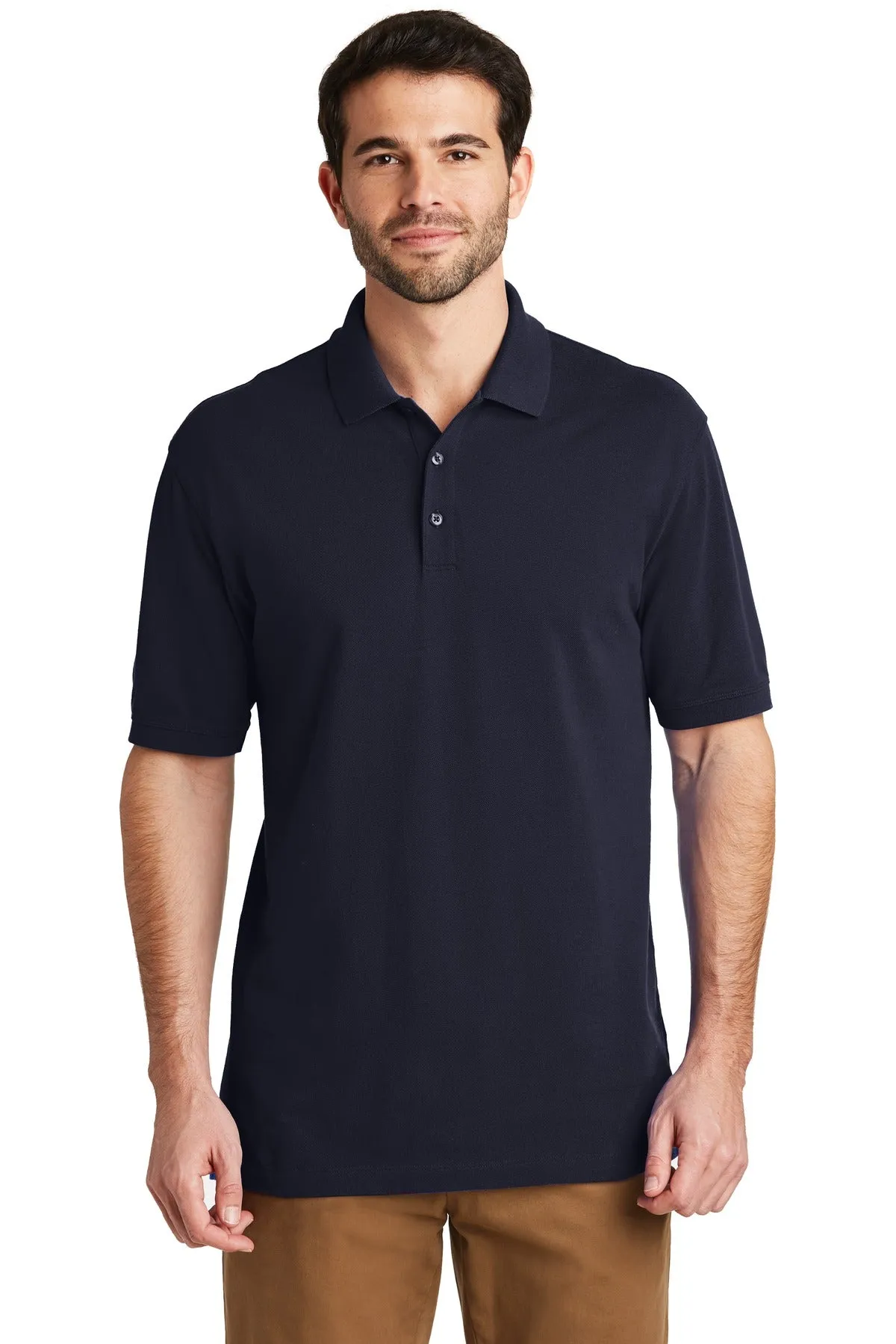 Port Authority Tall EZCotton PoloTK8000 Navy Tall