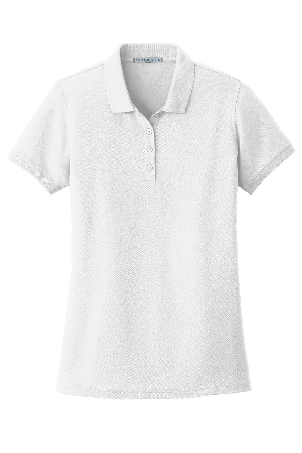Port Authority Women's Core Classic Pique Polo. L100 White