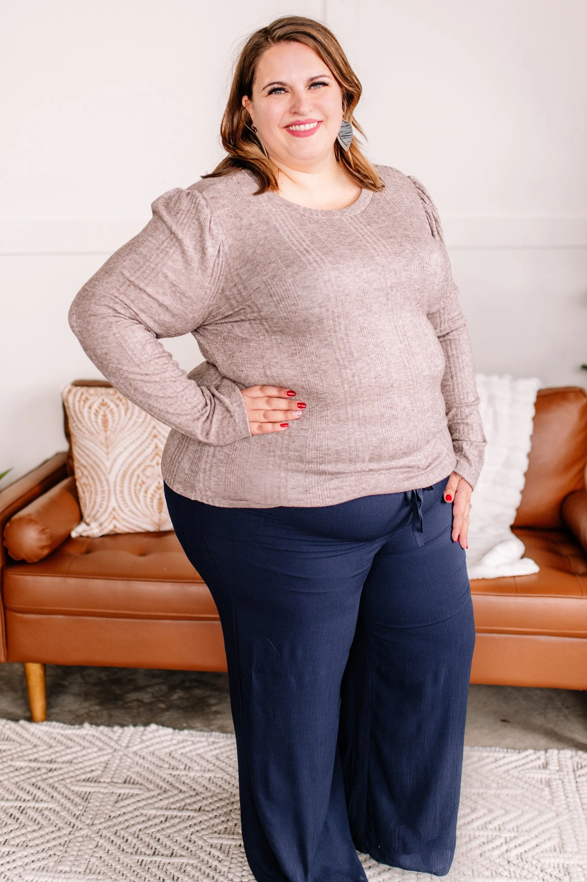 Quick On The Drawstring Dress Pants In Navy