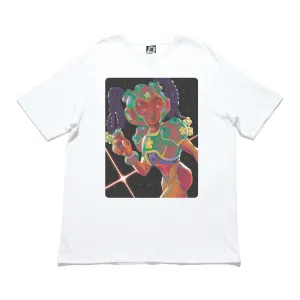 "Froggy" Cut and Sew Wide-body Tee White