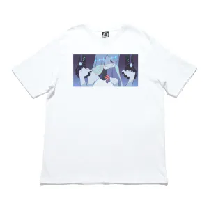 "Lucid" Cut and Sew Wide-body Tee White/Black