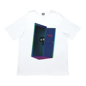 "Spooky" Cut and Sew Wide-body Tee White