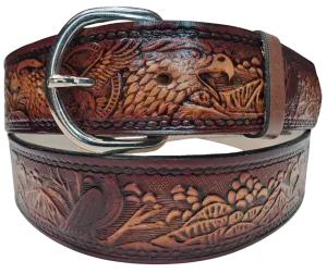 "The All American Eagle" Leather Belt "Quick Ship"