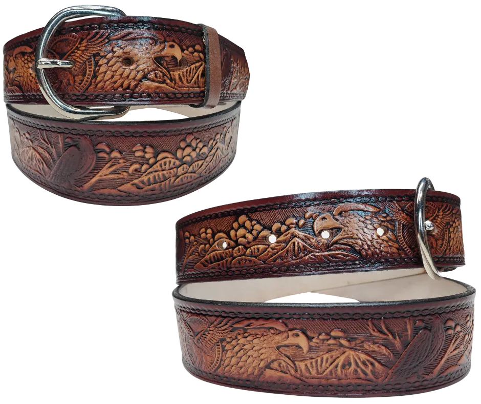 "The All American Eagle" Leather Belt "Quick Ship"