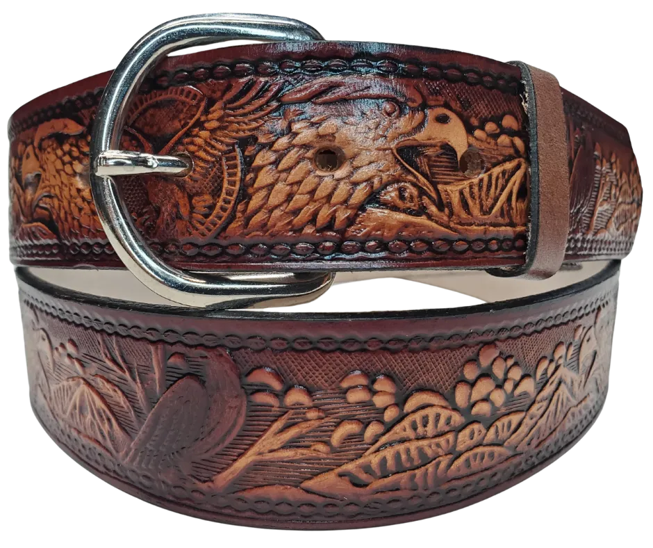 "The All American Eagle" Leather Belt "Quick Ship"