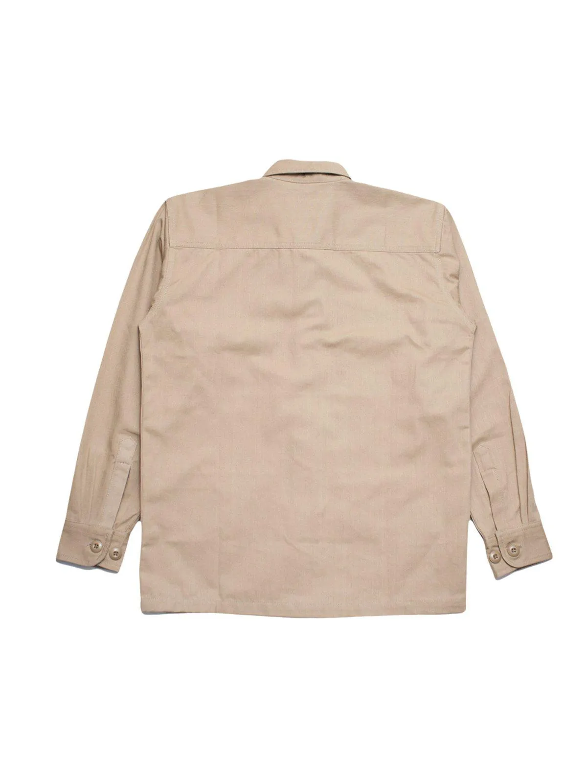 Qutn 3 Pocket Jacket Khaki Herringbone