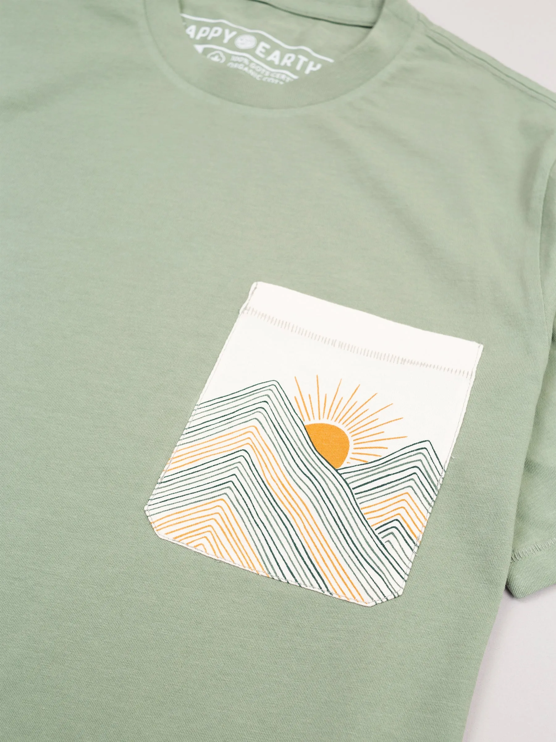 Rainbow Mountains Pocket Tee