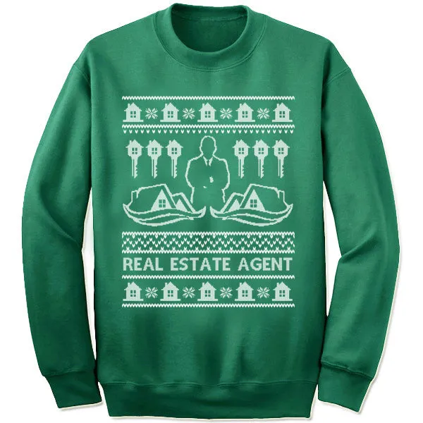Real Estate Agent Christmas Sweatshirt