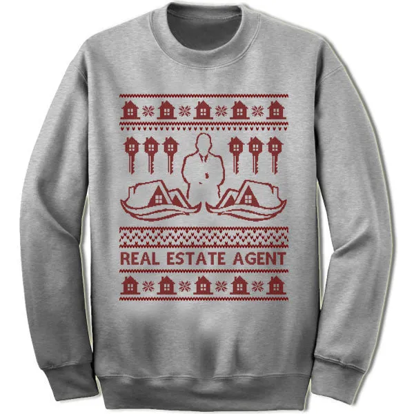 Real Estate Agent Christmas Sweatshirt