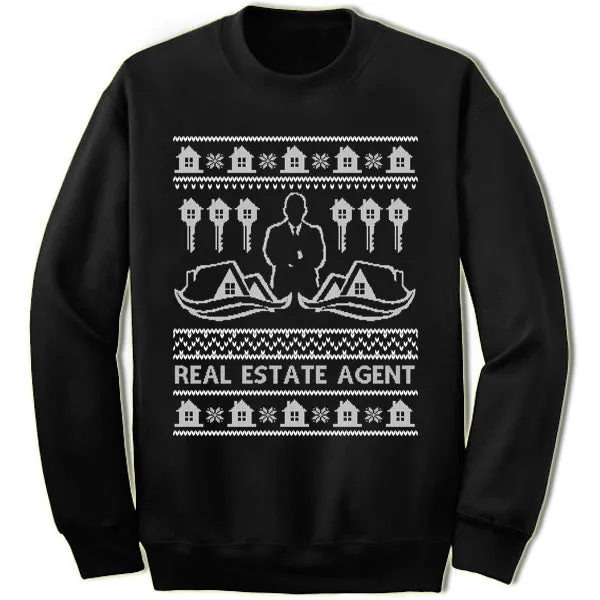 Real Estate Agent Christmas Sweatshirt