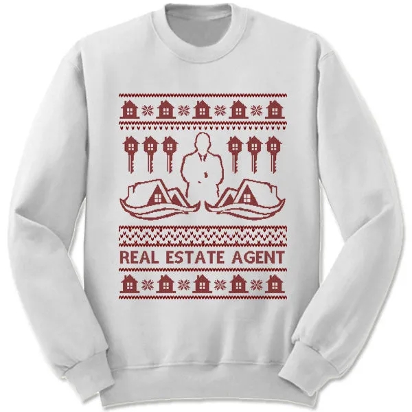 Real Estate Agent Christmas Sweatshirt