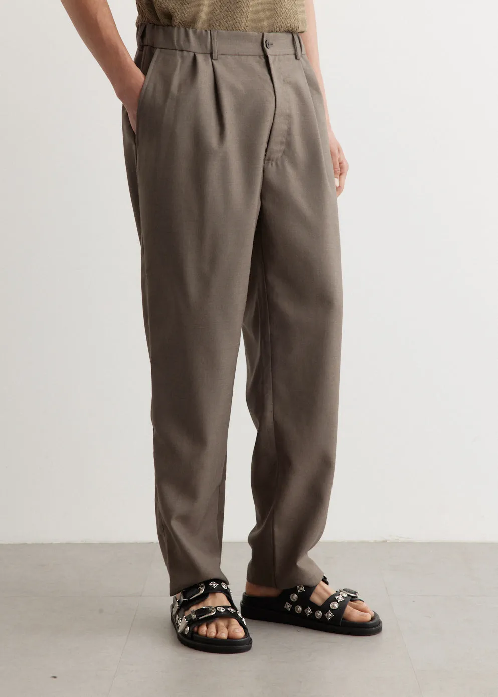 Relaxed Wool Pants