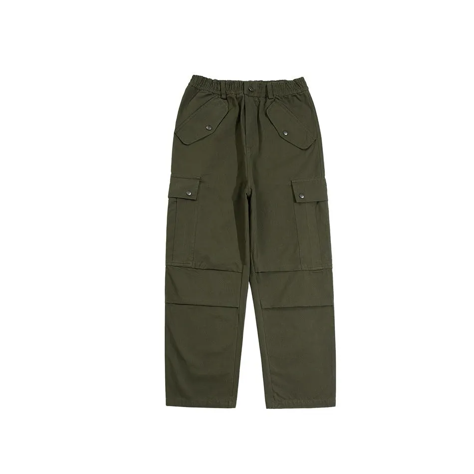 Retro Multi-pocket Cargo Pants Men And Women