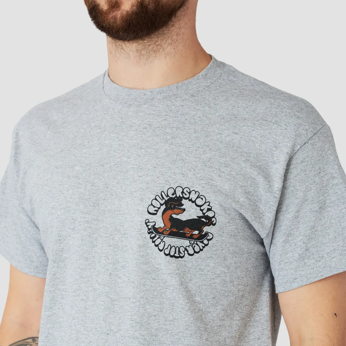 Rollersnakes Leo T-Shirt Grey