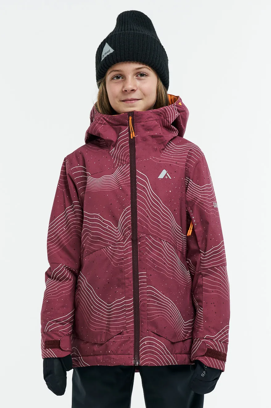 SAMPLE - Lola Jacket-Shadows outlines cherry