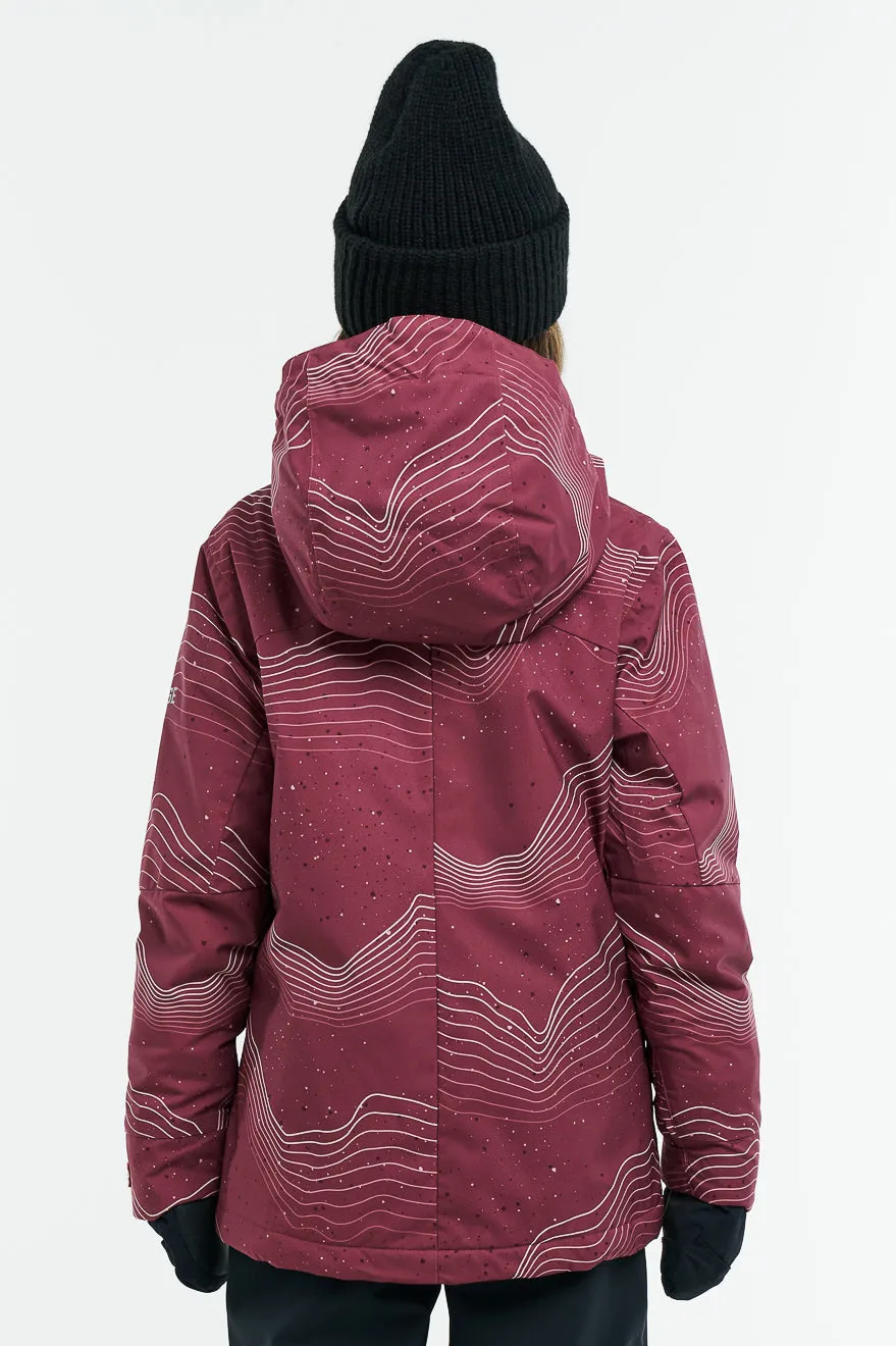 SAMPLE - Lola Jacket-Shadows outlines cherry