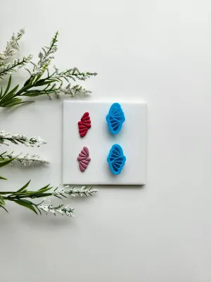 Scallop Fan Set | Embossed Clay Cutter