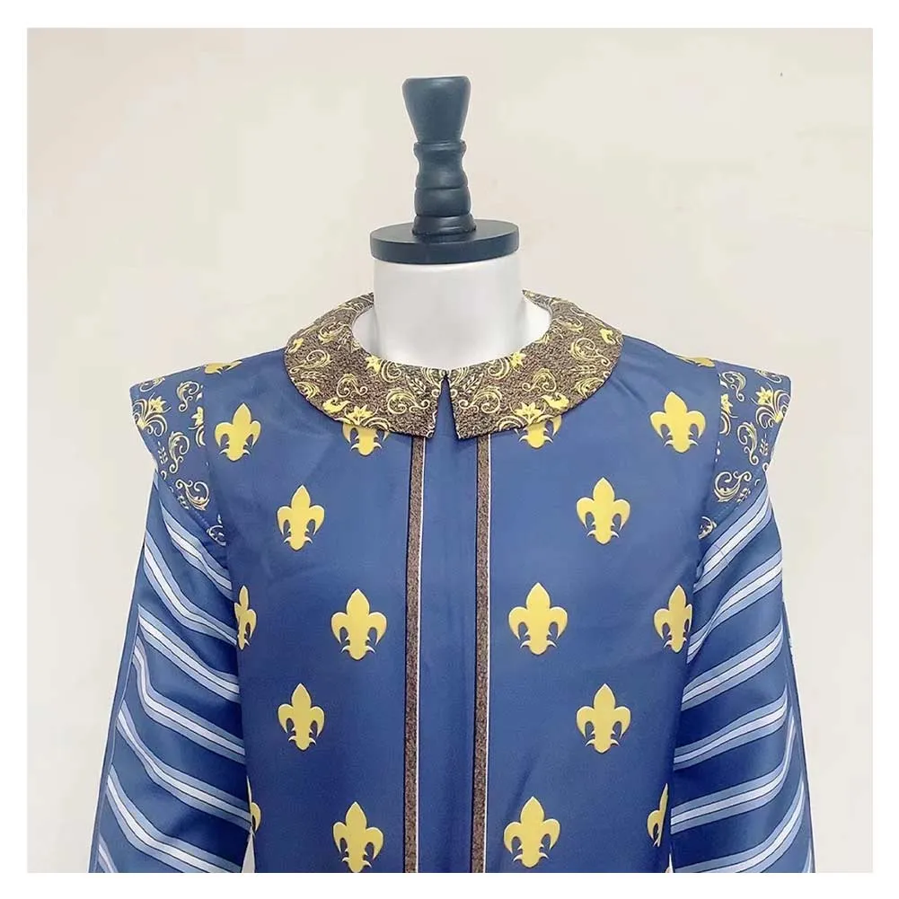 Sherk Prince Charming Blue Suit Cosplay Costume Outfits Halloween Carnival Suit