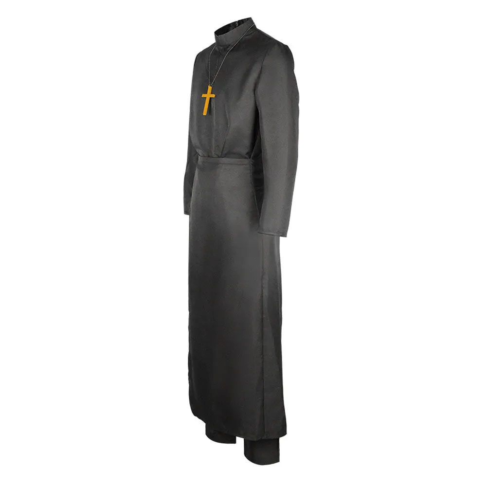 Shiro Seijo to Kuro Bokushi Saint Cecilia and Pastor Lawrence Cosplay Costume Coat Pants Halloween Carnival Suit