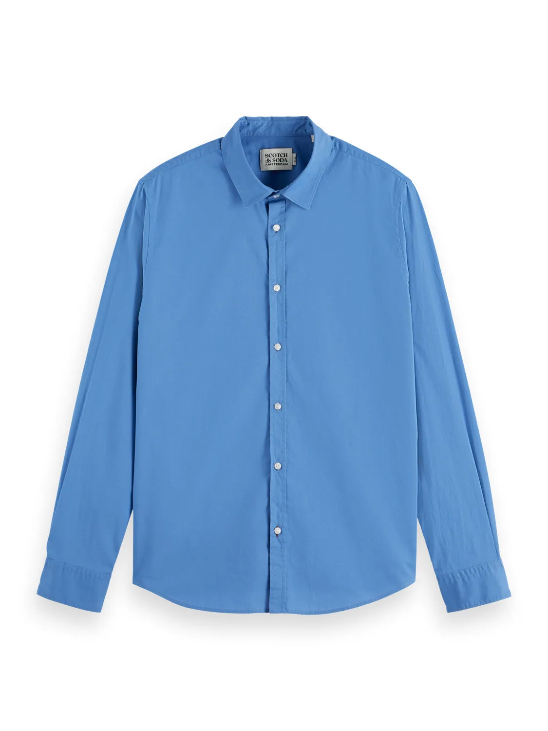Slim Fit Poplin Shirt - Smart Blue