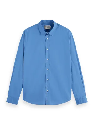 Slim Fit Poplin Shirt - Smart Blue