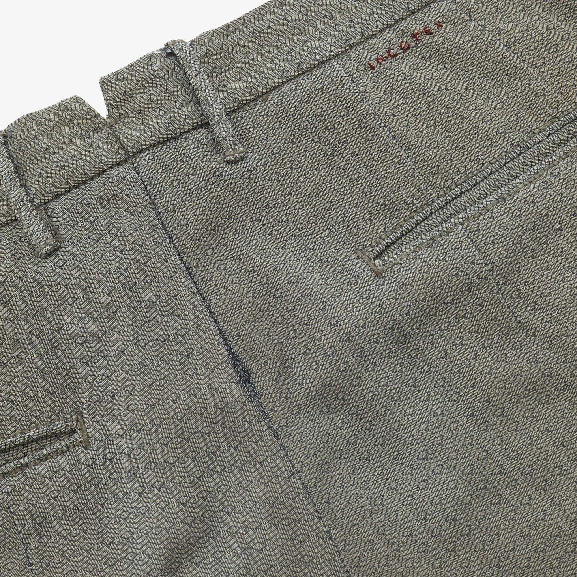 Slim Fit Wool Blend Slacks