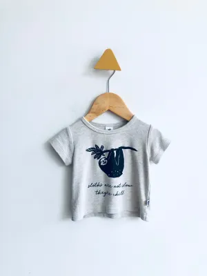 Sloths are Chill Tee // 0-6M