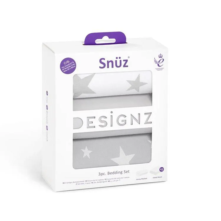 Snuz Crib 3pc Bedding Set – Stars