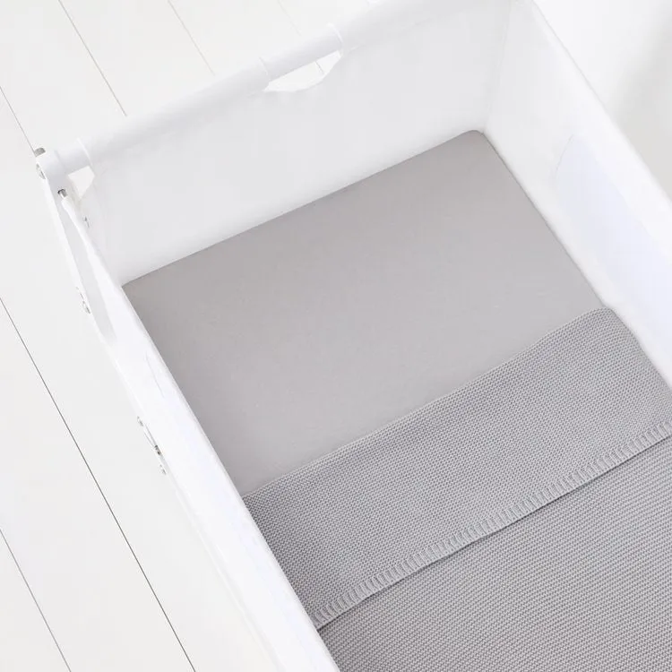 SnuzPod Crib 3 Piece Bedding Set - Grey