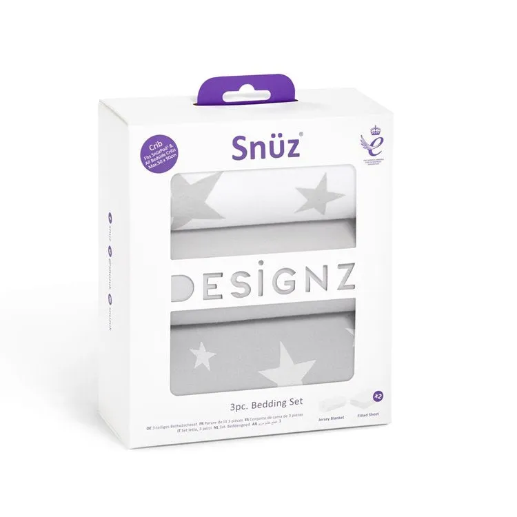 SnuzPod Crib 3 Piece Bedding Set - Stars