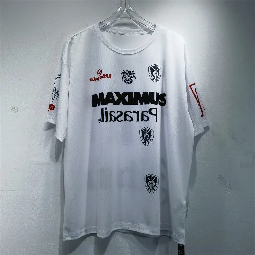Soccer Jerseys Cactus Jack T-shirt Men Streetwear Loose Breathable Tops Classic Utopia Tour Short Sleeves