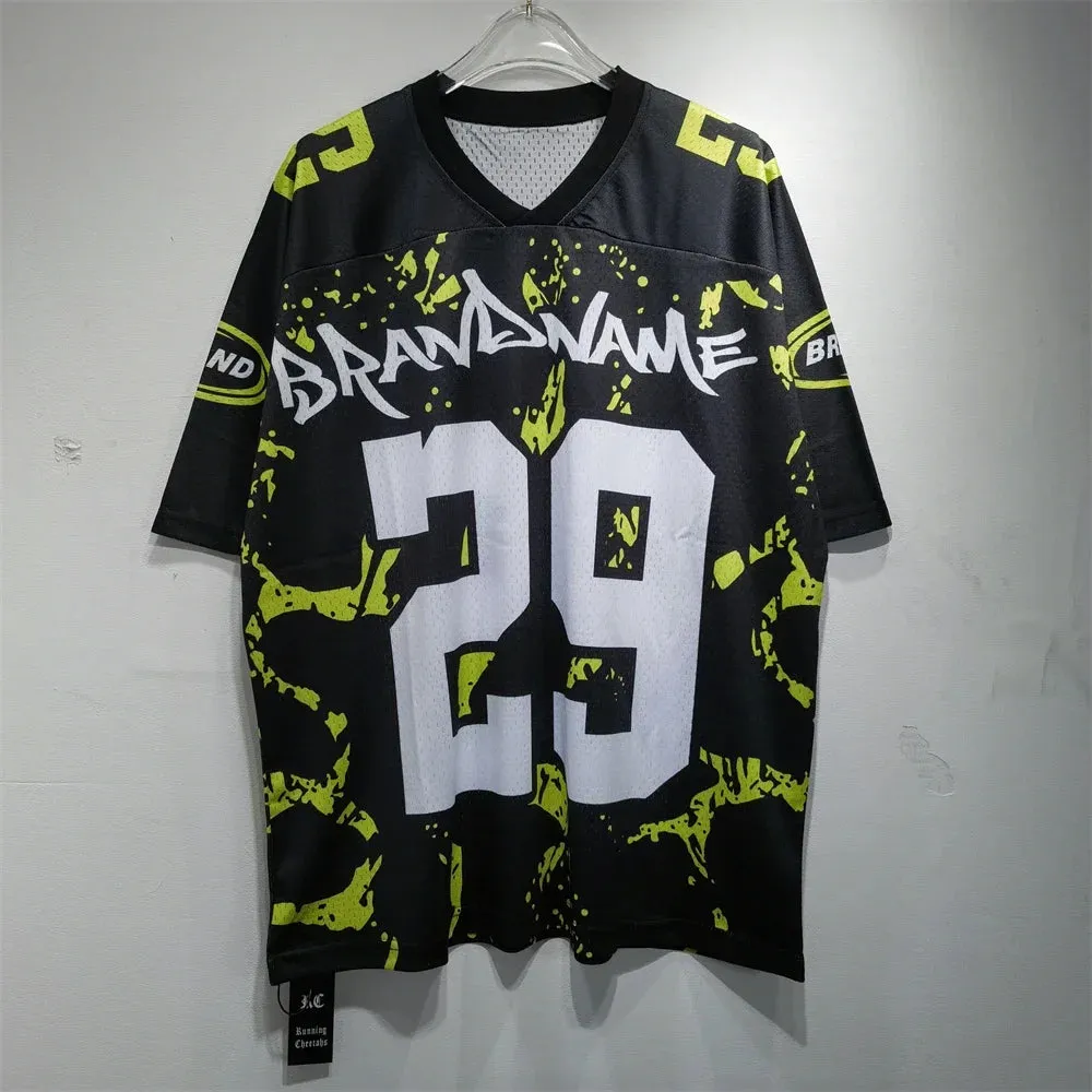Soccer Jerseys Cactus Jack T-shirt Men Streetwear Loose Breathable Tops Classic Utopia Tour Short Sleeves