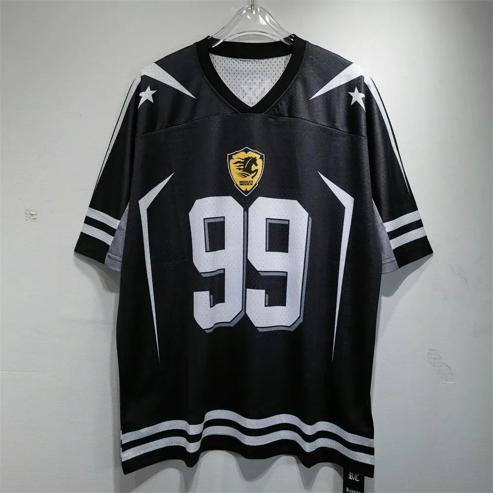 Soccer Jerseys Cactus Jack T-shirt Men Streetwear Loose Breathable Tops Classic Utopia Tour Short Sleeves