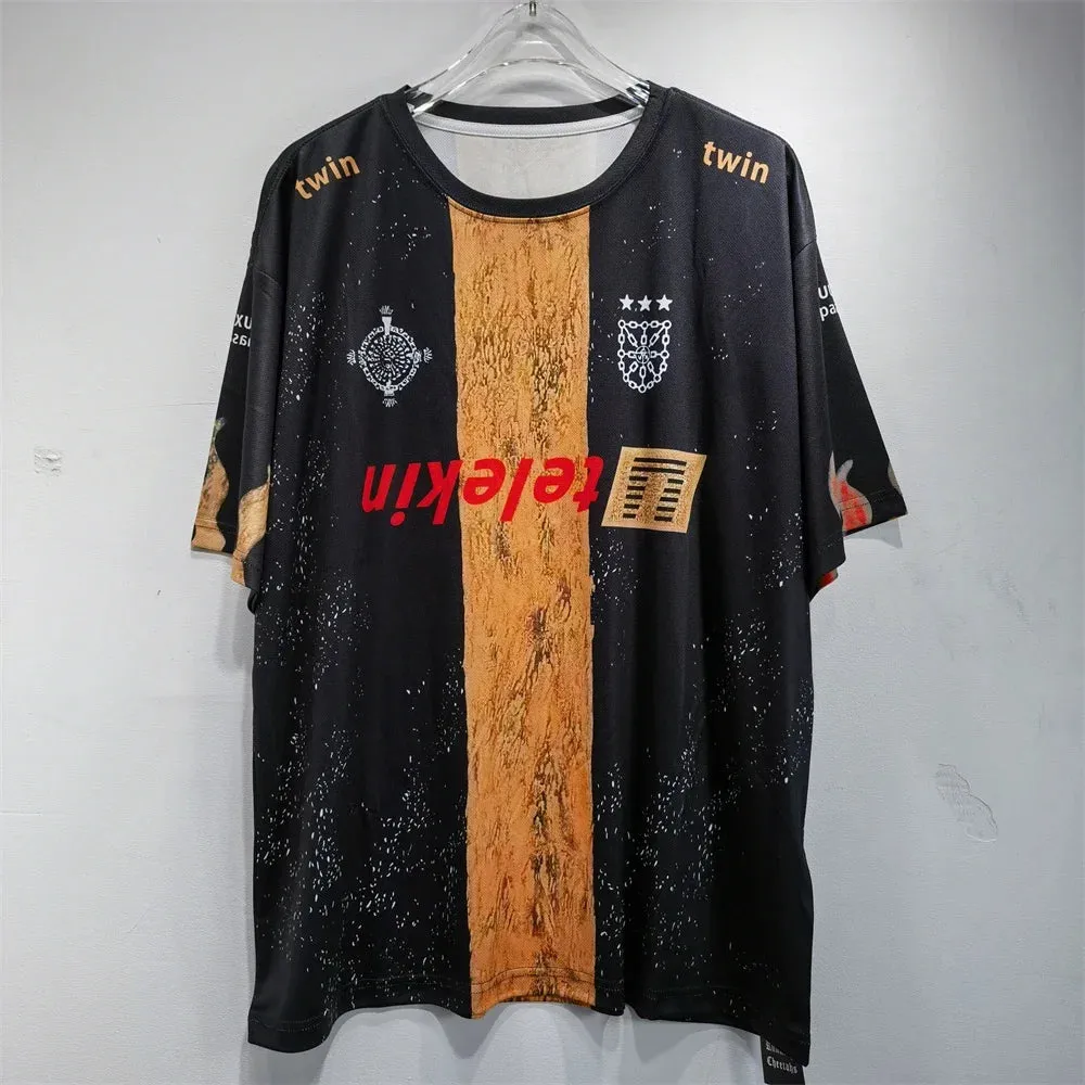 Soccer Jerseys Cactus Jack T-shirt Men Streetwear Loose Breathable Tops Classic Utopia Tour Short Sleeves