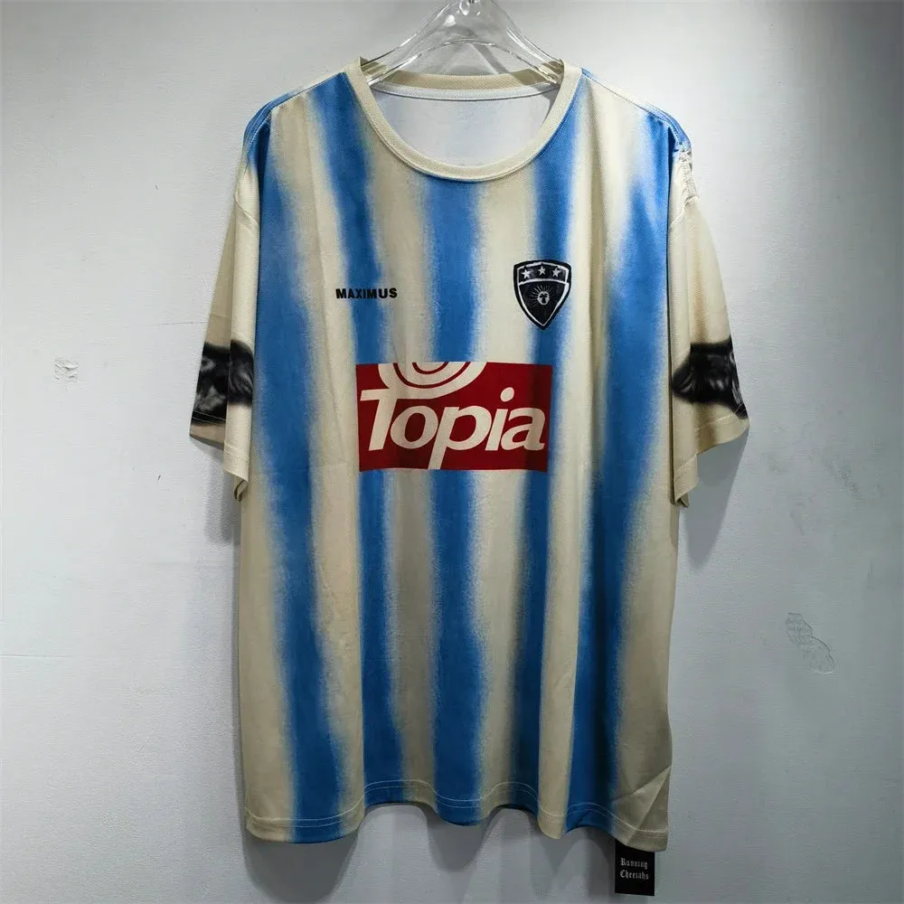Soccer Jerseys Cactus Jack T-shirt Men Streetwear Loose Breathable Tops Classic Utopia Tour Short Sleeves