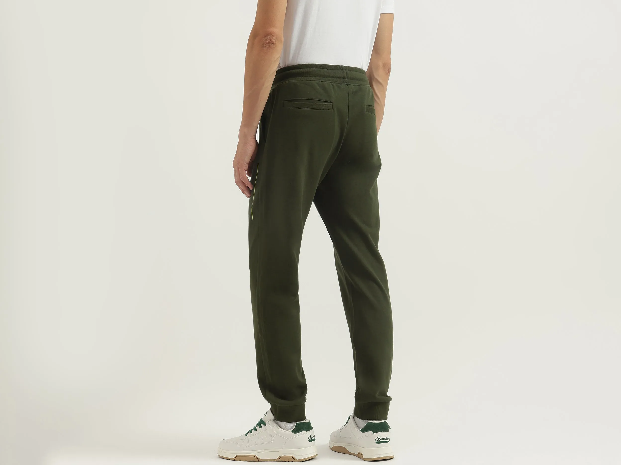 Solid Regular Fit Track Pants