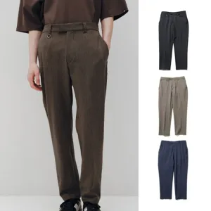 SOPHNET. 24A/W MONALUCE SHIRRING SLIM FIT SLACKS [ SOPH-242026 ]
