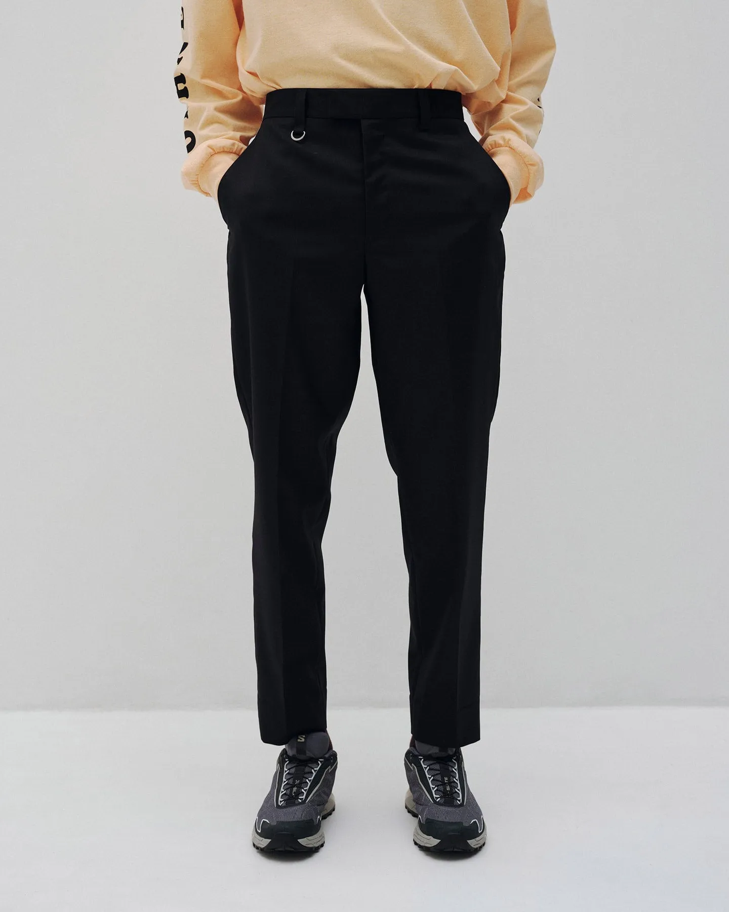 SOPHNET. 24A/W SUPER 100'S WOOL SHIRRING SLIM FIT SLACKS [ SOPH-242017 ]