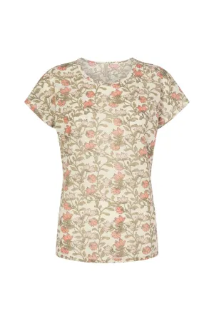 Soya Concept - Ladies Knitted Top - Pale Pink Combi - P25589