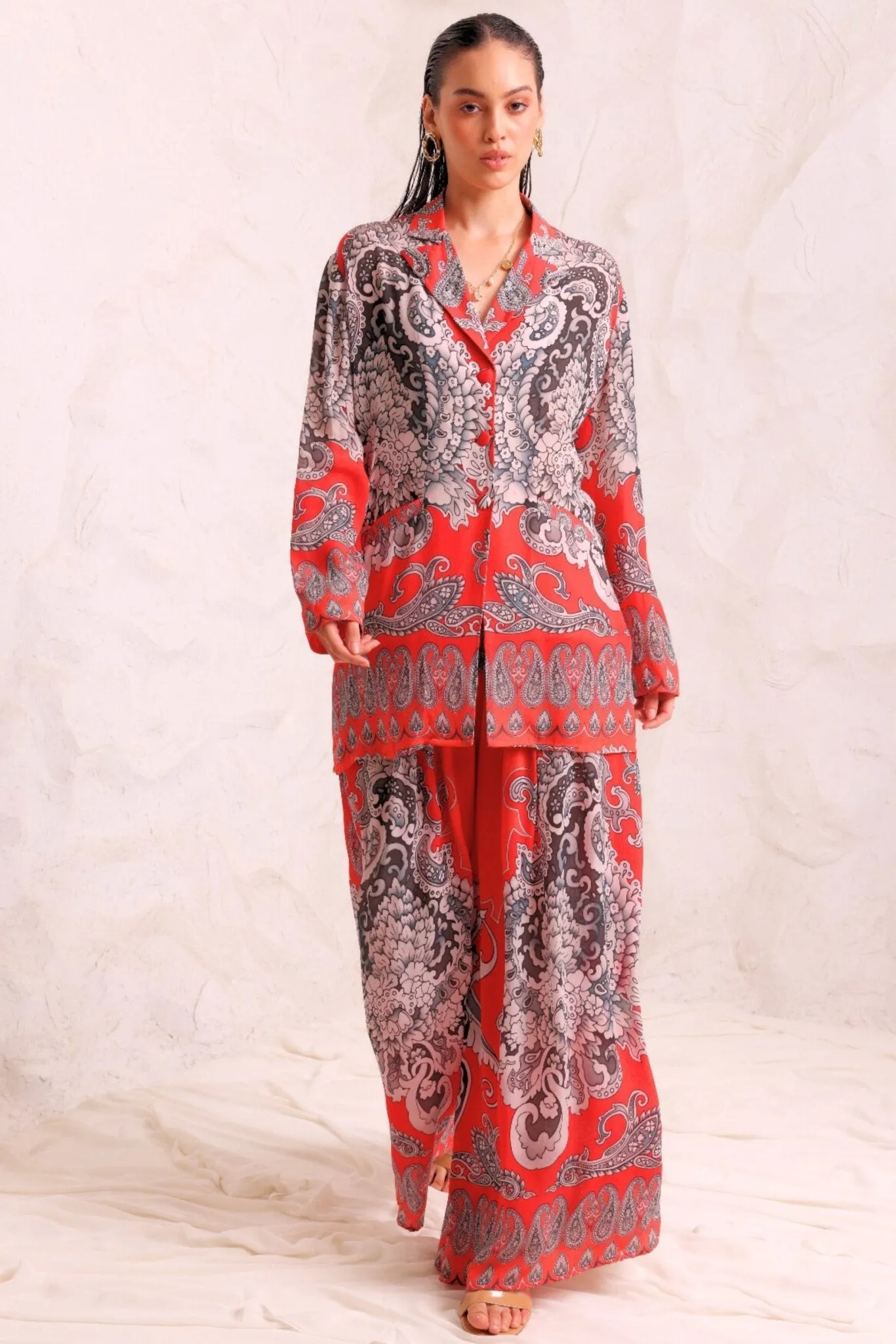 Spicy Margarita Shirred Pants