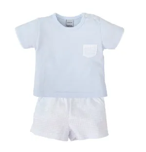 SS25 Babidu - Sky Blue Short Set