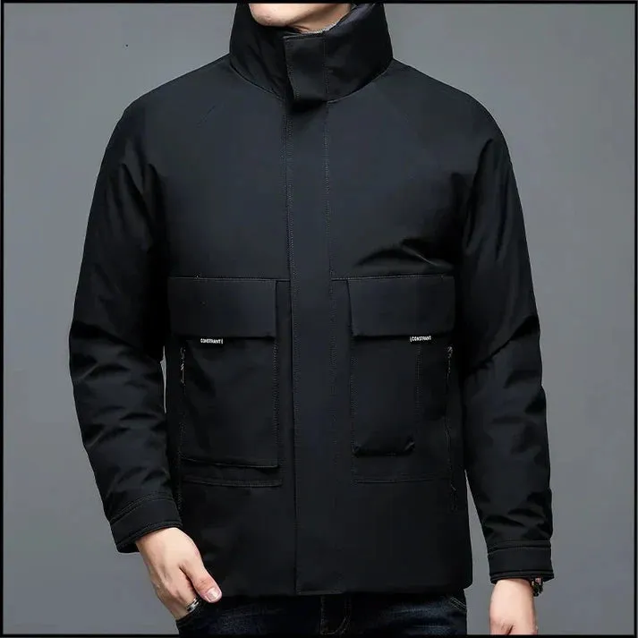 Stylish down jacket for winter activities by Diepold