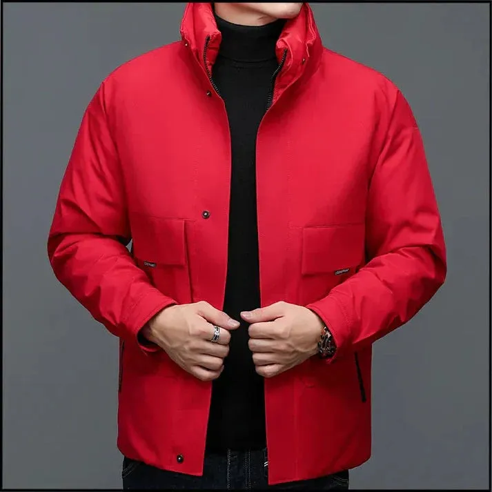 Stylish down jacket for winter activities by Diepold