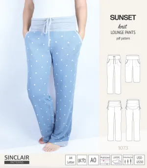 Sunset knit lounge pants (PDF) (2025 Updated)