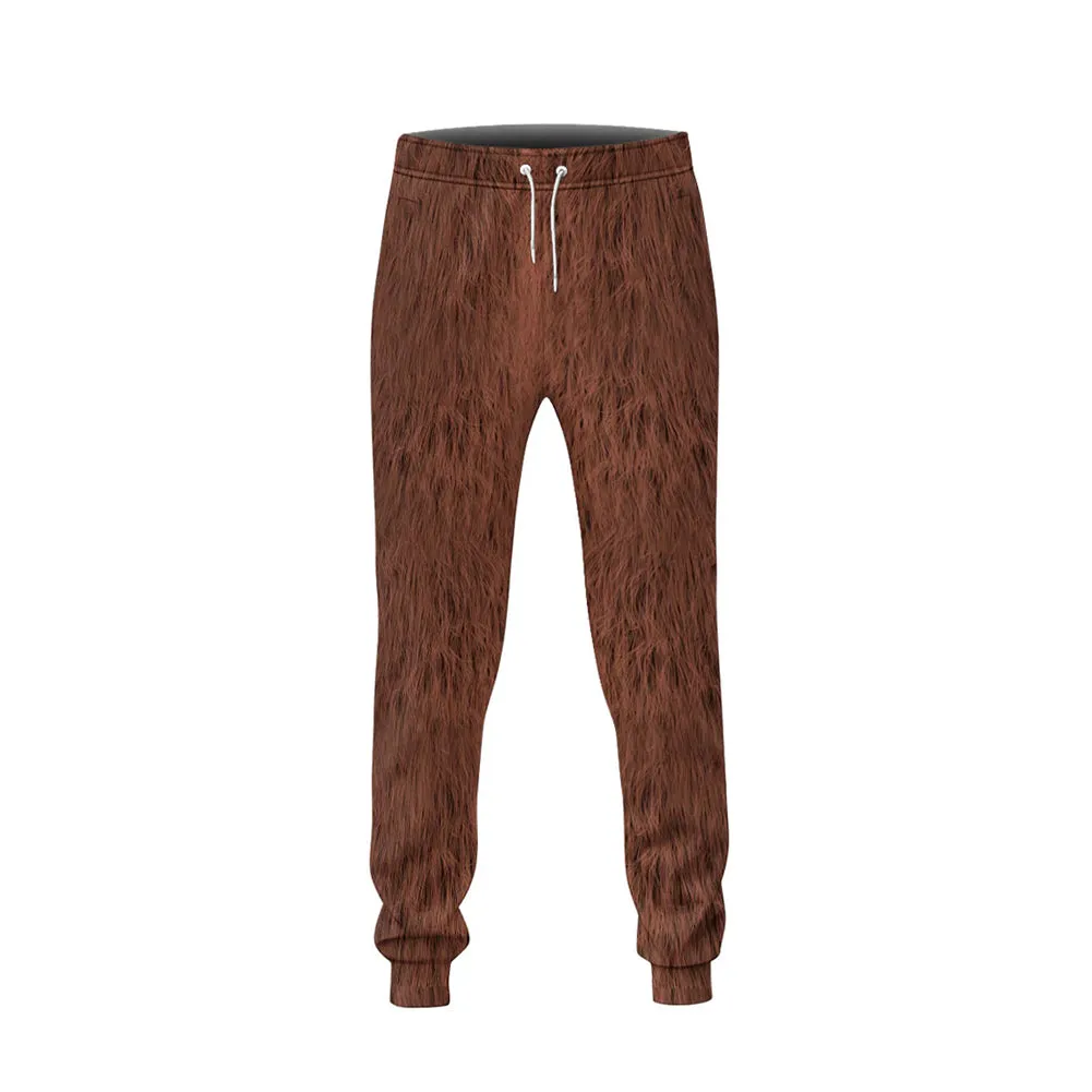 Super Mario Bros Donkey Kong Game Character Brown Hoodie 3D Printed Hooded Pullover Sweatshirt Set
