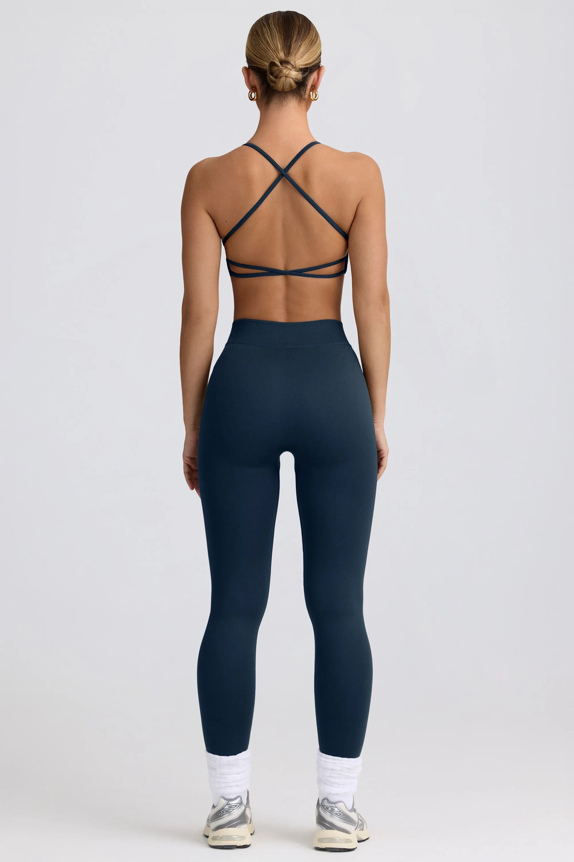 Super Sculpt Seamless High-Waist Leggings in Blue