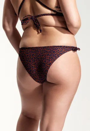 Surf Bikini Bottom "Mako" in cool cat print