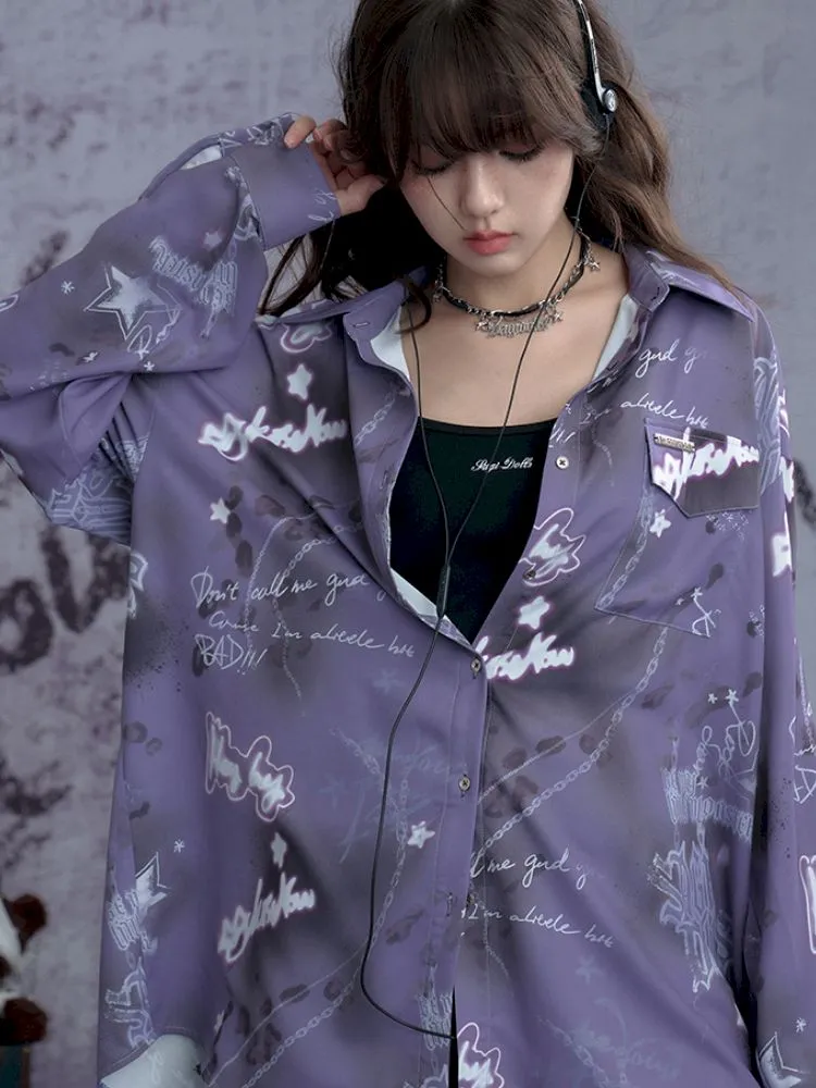 Sweet Cool Printed Shirt【s0000012084】