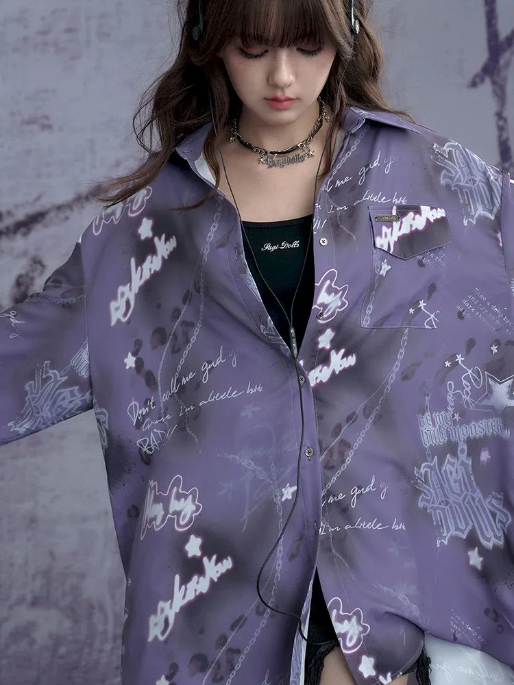 Sweet Cool Printed Shirt【s0000012084】